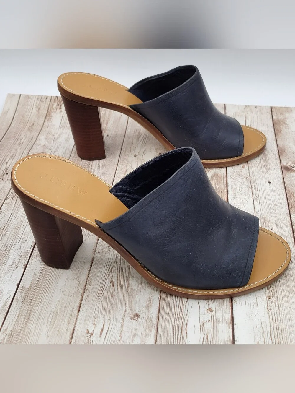 J. Crew black leather